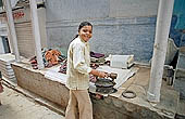 Varanasi - the old city is a cramped labyrinth crowded by pilgrims and street sellers 